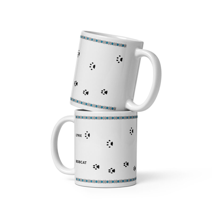 Felines of Maine Animal Track ID Coffee Mug - Image 2