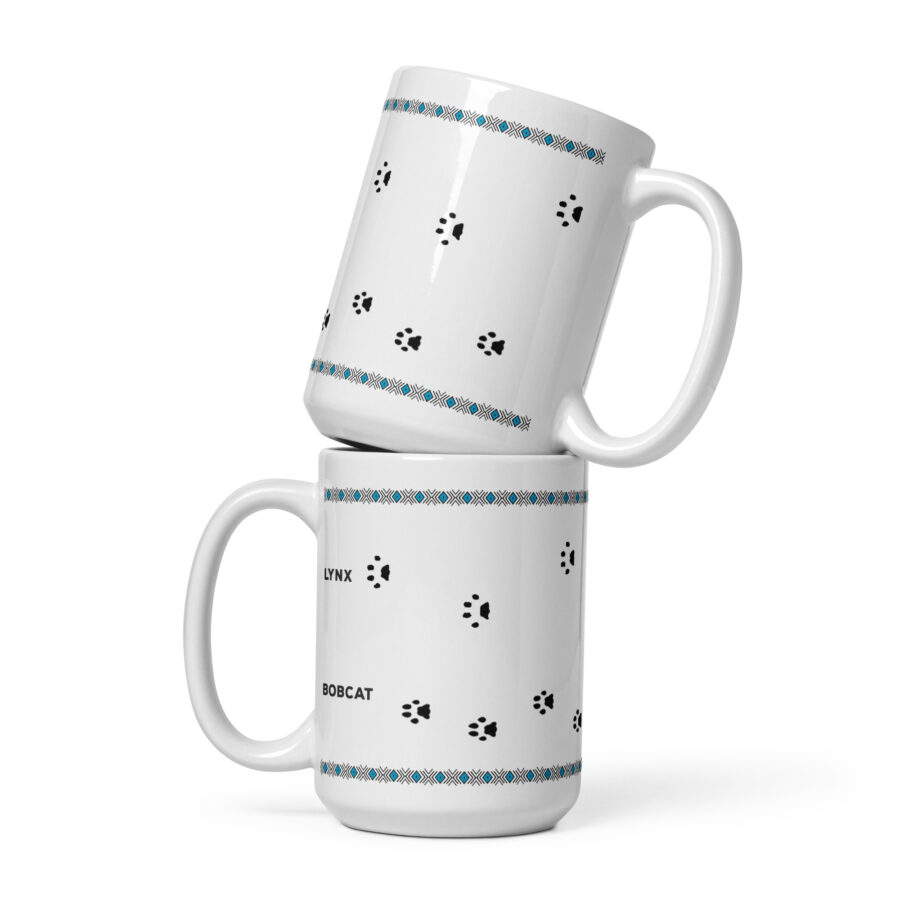 Felines of Maine Animal Track ID Coffee Mug - Image 3