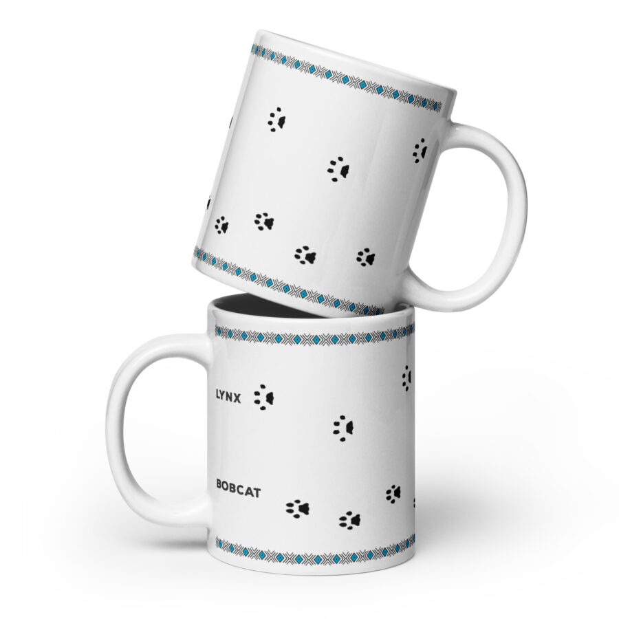 Felines of Maine Animal Track ID Coffee Mug