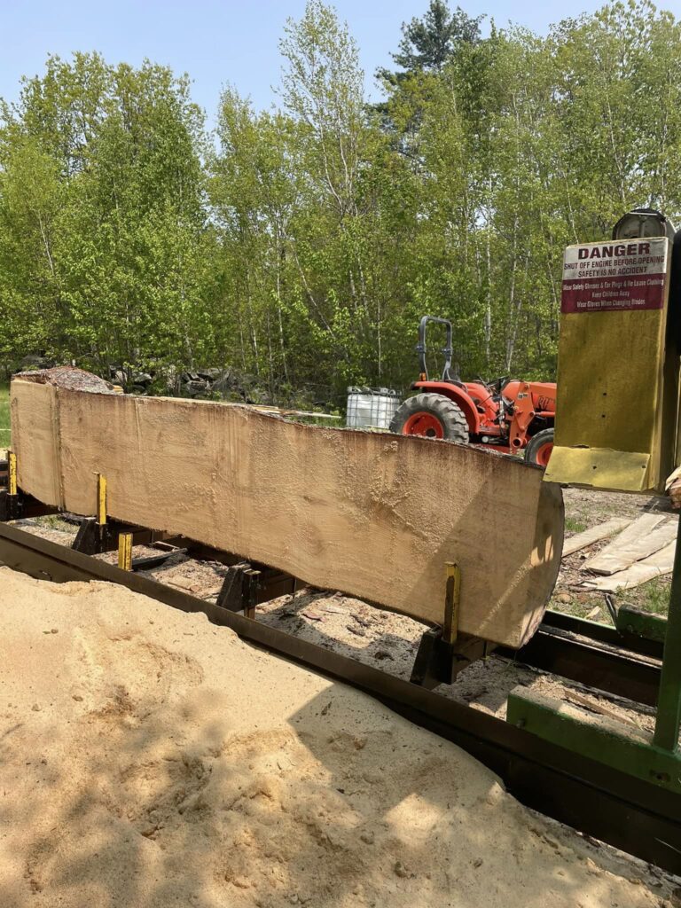 Local Mainer Kevin Wheaton offers Bandsaw Blades Sharpening in Maine for Sawmill Blades $8 each located near Bangor Maine